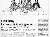 Lo stralcio dell'articolo e della vignetta pubblicata nel '93 dal nostro giornale