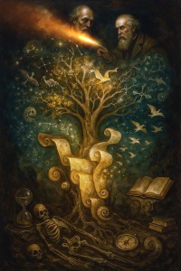 Immagine originale di PABLO J. CASTILLO GUIRIBITEY (da: Chi Credi di Essere? Venticinque Storie che avrebbero dovuto leggerci. Edizioni Progetto Cultura, 2026)